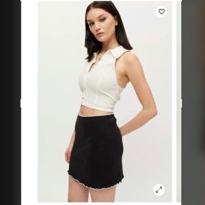 Urban Outfitters Pointelle Knit Mini Skirt